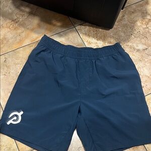 Peloton Dark Blue Workout Shorts